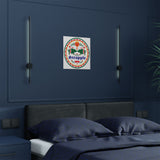 Satin Poster - Scrapple Hex Sign Design