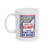 Navy Poster 2 Ceramic Mug, (11oz, 15oz)