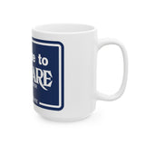 Welcome to Delaware Ceramic Mug, (11oz, 15oz)