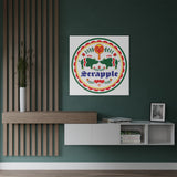 Satin Poster - Scrapple Hex Sign Design