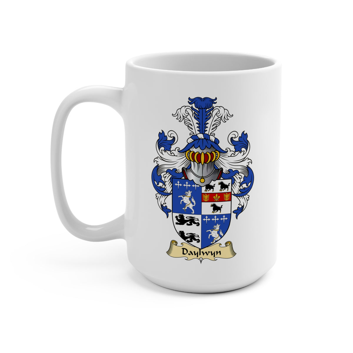 Surname Heraldry 15oz Mug – Ham's Designs