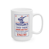 Navy Poster 4 Ceramic Mug, (11oz, 15oz)