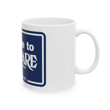 Welcome to Delaware Ceramic Mug, (11oz, 15oz)