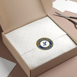 Navy Legalman (LN) Round Vinyl Stickers