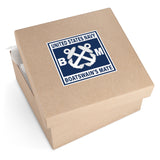 Navy Boatswain's Mate (BM) Square Vinyl Stickers