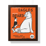 Eagles vs Bears Framed Poster