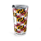 Dorchester County Maryland State Flag Tumbler 20oz Tumbler — All Maryland