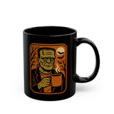 Mug - Vintage Halloween Franken & Wife Coffee Cup Design