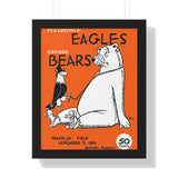Eagles vs Bears Framed Poster
