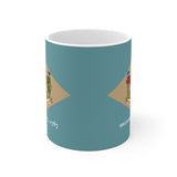 Delaware Flag Wrap Mug 11oz