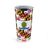 Severna Park Maryland State Flag Tumbler 20oz Tumbler — All Maryland