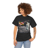 Maryland Moon Landing T‑Shirt — Astronaut with Maryland Flag Graphic