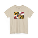 Maryland State Flag Oriole Jousting Unisex Tee
