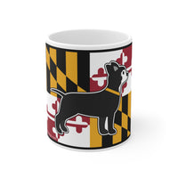 Maryland Flag Chihuahua Mug 11oz