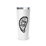 Tumbler: Stay Salty Oyster Chincoteague Design, 22oz