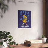 Poster - Chincoteague Stay Salty Coastal Art Print