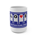 Chincoteague Love Chairs Mug 15oz