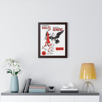 Eagles vs DC 1962 Framed Vertical Poster