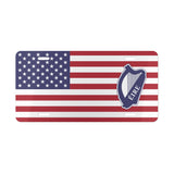 USA Heritage Vanity Plate with Éire Harp Accent – Patriotic Irish License Plate