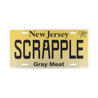 New Jersey Scrapple License Plate