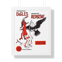 Eagles vs DC 1962 Framed Vertical Poster