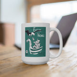 Eagles vs Vikings Ceramic Mug, (11oz, 15oz)