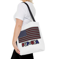 PUP USA Chihuahua Tote Bag (AOP)