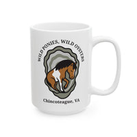 Mug - Chincoteague Wild Ponies and Wild Oysters Ceramic Mug (11oz, 15oz)