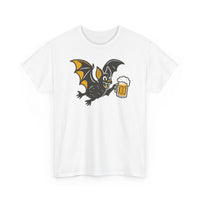 Halloween Bat Unisex Tee with Beer