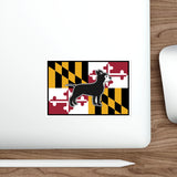 Maryland Flag Chihuahua Sticker