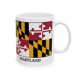 Anne Arundel County & Maryland Flag  Coffee Cup 11oz