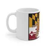 Maryland Flag Pitbull 11oz Mug