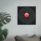 Custom Song 16x16in Art Posters
