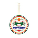 Ornament - Scrapple Hex Sign Ceramic Ornaments (2-Side Print)