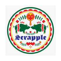 Satin Poster - Scrapple Hex Sign Design