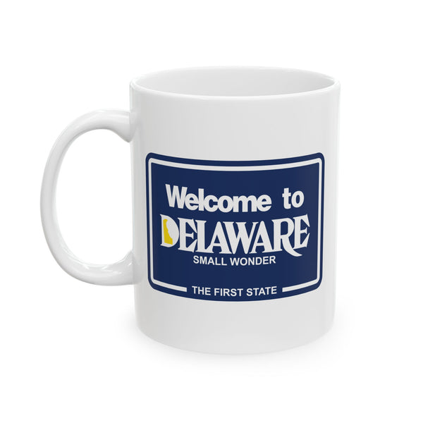 Welcome to Delaware alt Ceramic Mug, (11oz, 15oz)