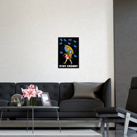 Stay Crabby Vertical Matte Poster