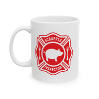 Scrapple Inspector Ceramic Mug, (11oz, 15oz)