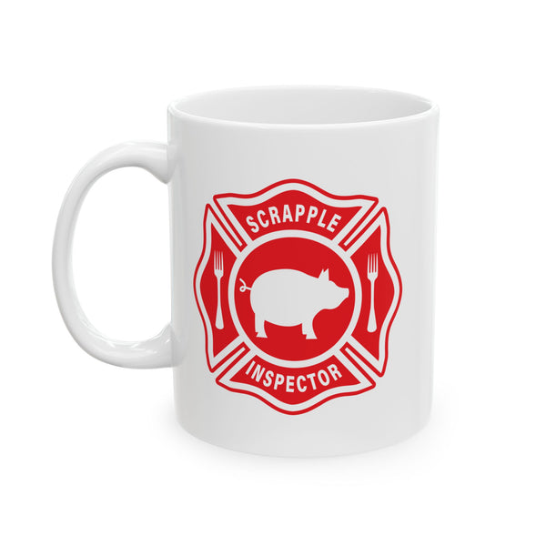 Scrapple Inspector Ceramic Mug, (11oz, 15oz)