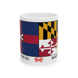 Worcester County & Maryland Flag 11oz Coffee Mug