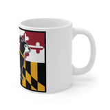 Maryland Flag Chihuahua Mug 11oz