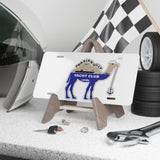 Persian Gulf Yacht Club Camel Vanity Plate – Nautical License Plate