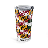 Greenbelt Maryland Flag 20oz Tumbler — All Maryland