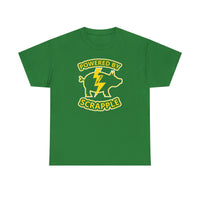 Powered by Scrapple Unisex Heavy Cotton Tee