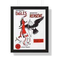 Eagles vs DC 1962 Framed Vertical Poster