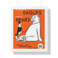 Eagles vs Bears Framed Poster