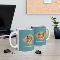 Delaware Flag Wrap Mug 11oz
