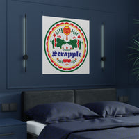 Satin Poster - Scrapple Hex Sign Design
