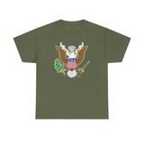 Eagle Shield 250 USA Graphic Tee — Patriotic Bald Eagle Emblem T-Shirt