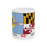 Wicomico County & Maryland Flag 11oz Coffee Mug